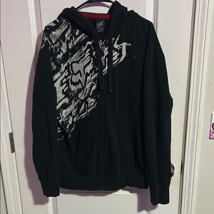 Men’s fox racing zip up jacket